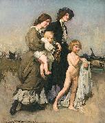 George Washington Lambert The Bathers oil painting artist